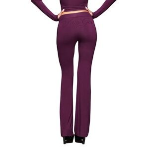 I.AM.GIA Plum Script Track Pants- Authentic